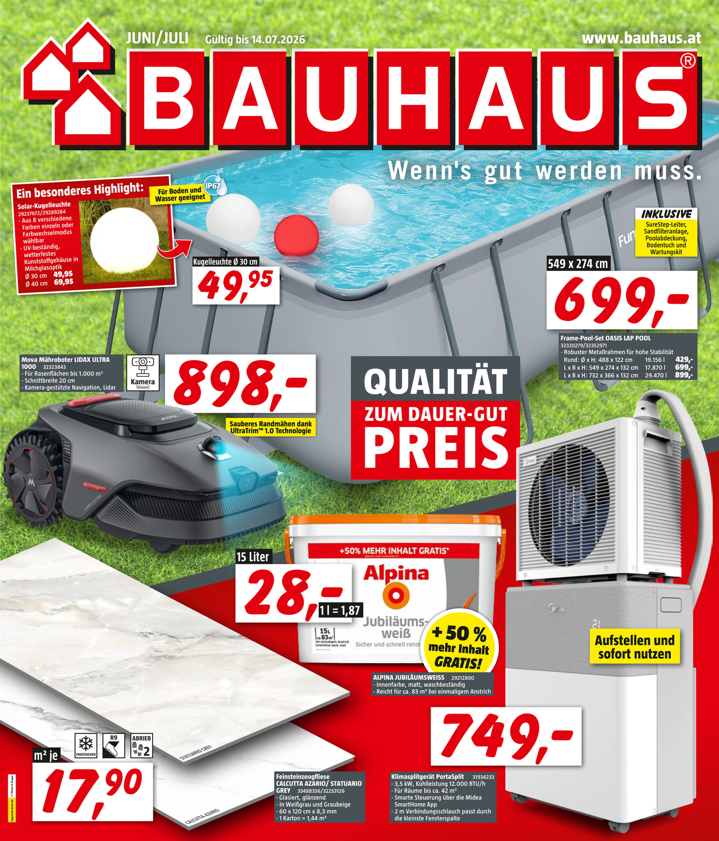 Bauhaus Flugblatt Kw26 2026