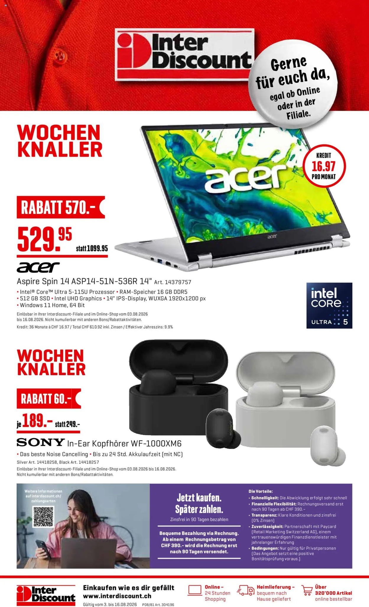 Interdiscount Week 32 33