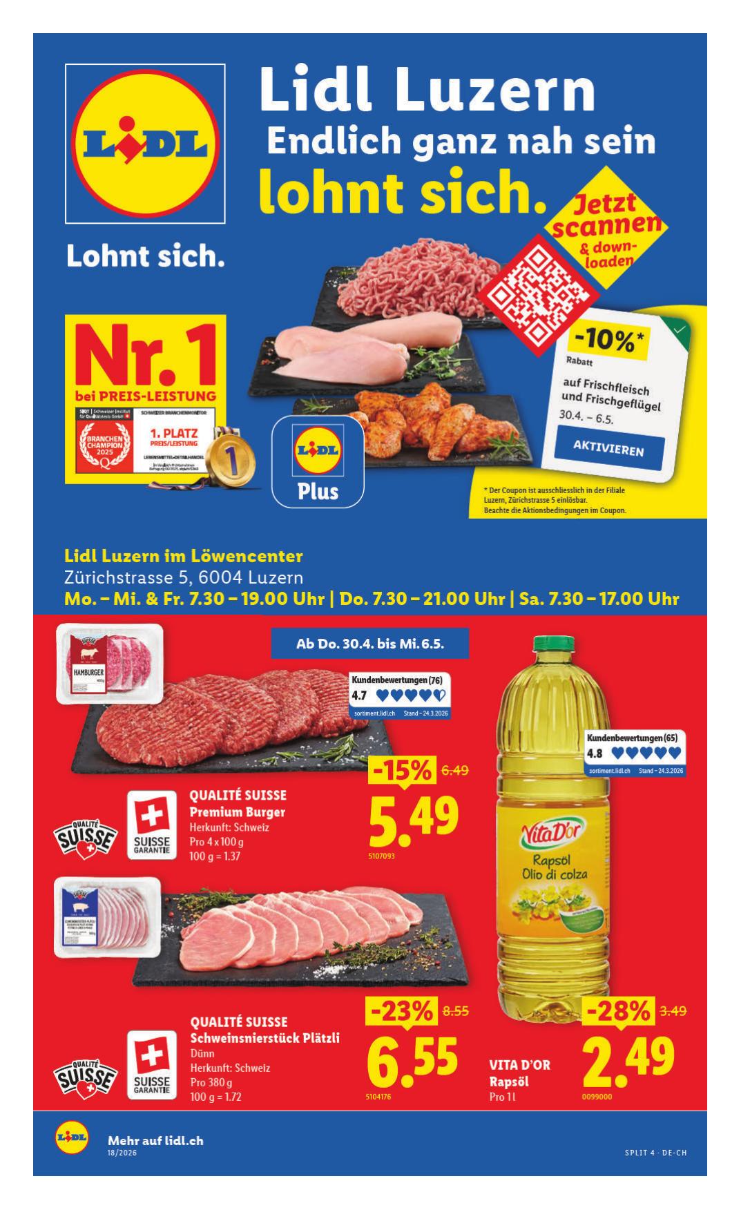 Lidl Neueröffnung Luzern