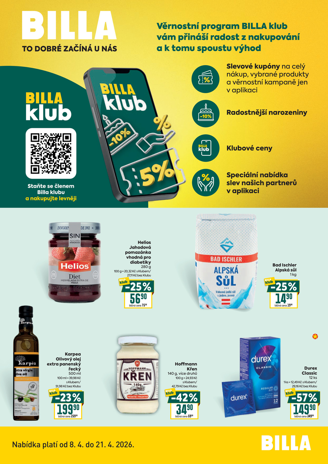 Billa Klub 8. 21. 4. 2026