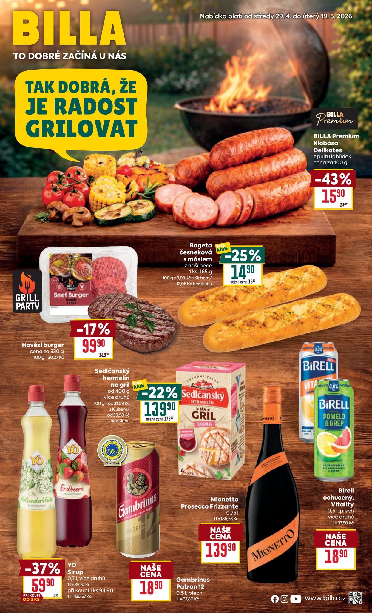 Katalog: Grilování 29. 4. 19. 5. 2026