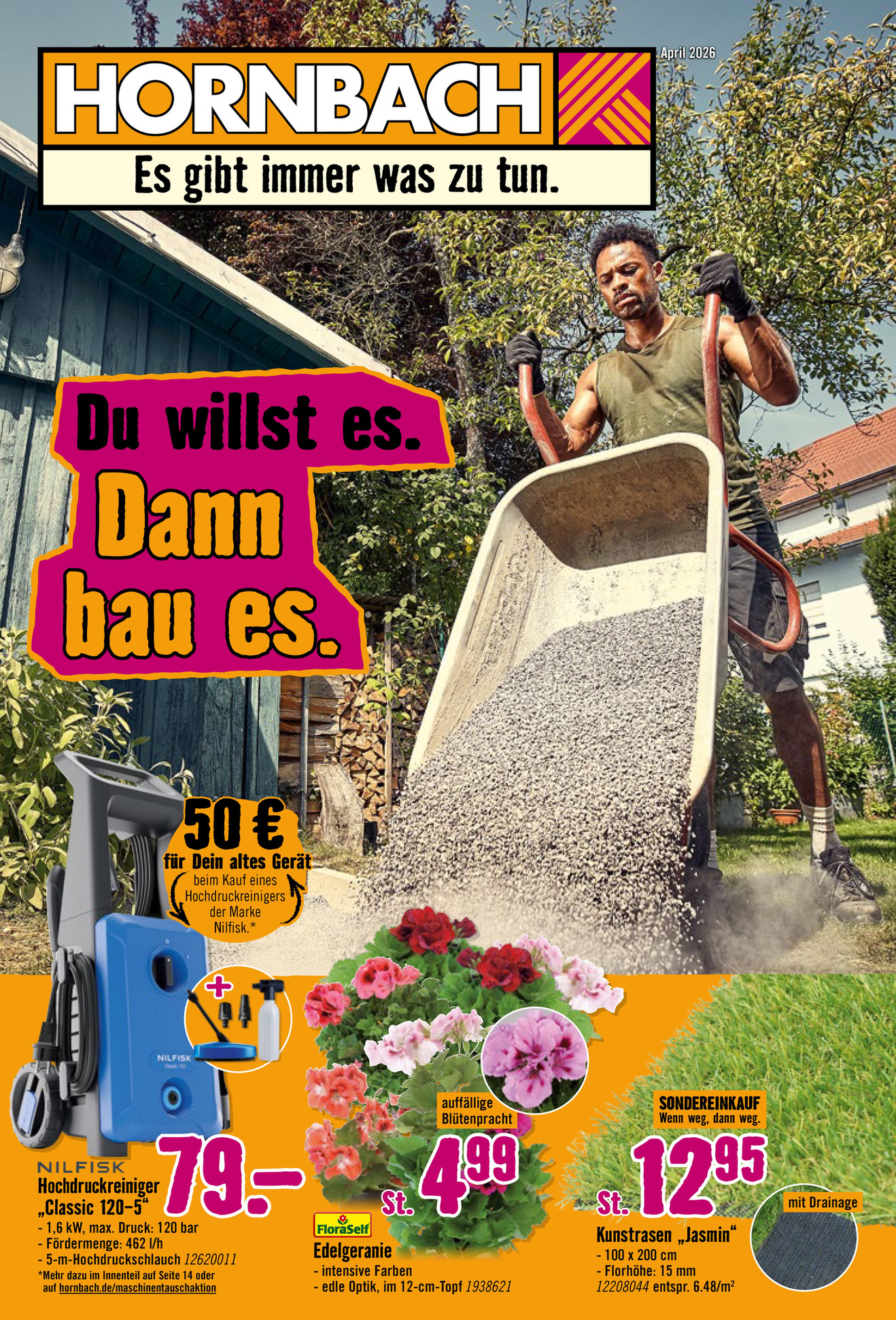 Hornbach Prospekt April 2026