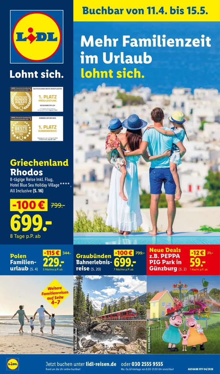 April/mai Reise Highlights 11.4.2026 15.5.2026