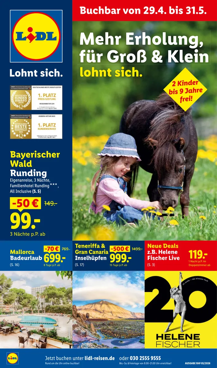 Mai Reise Highlights 29.04.2026 31.05.2026