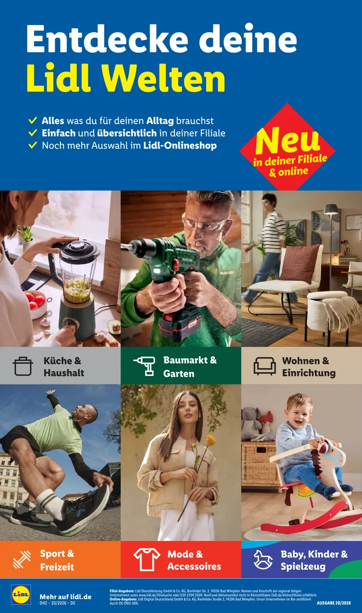 Entdecke Deine Lidl Welten Neu in Deiner Filiale & Online