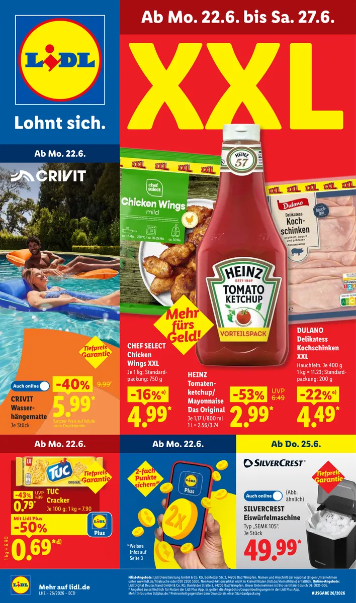 Aktionsprospekt 22.06.2026 – 27.06.2026