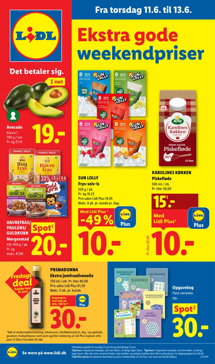 Fra Søndag 7.6. Til 13.6. Tilbudsavis | Lidl Danmark Lidl.dk