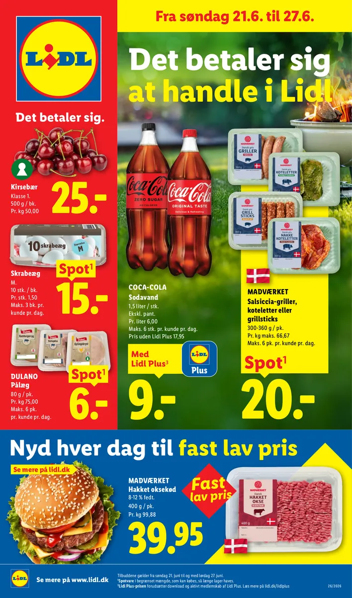 Fra Søndag 21.6. Til 27.6. Tilbudsavis | Lidl Danmark Lidl.dk