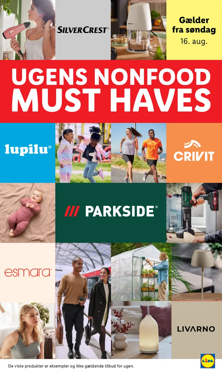 Fra Søndag 16.8 Til 22.8. Ugens Nonfood Must Haves | Lidl Danmark Lidl.dk