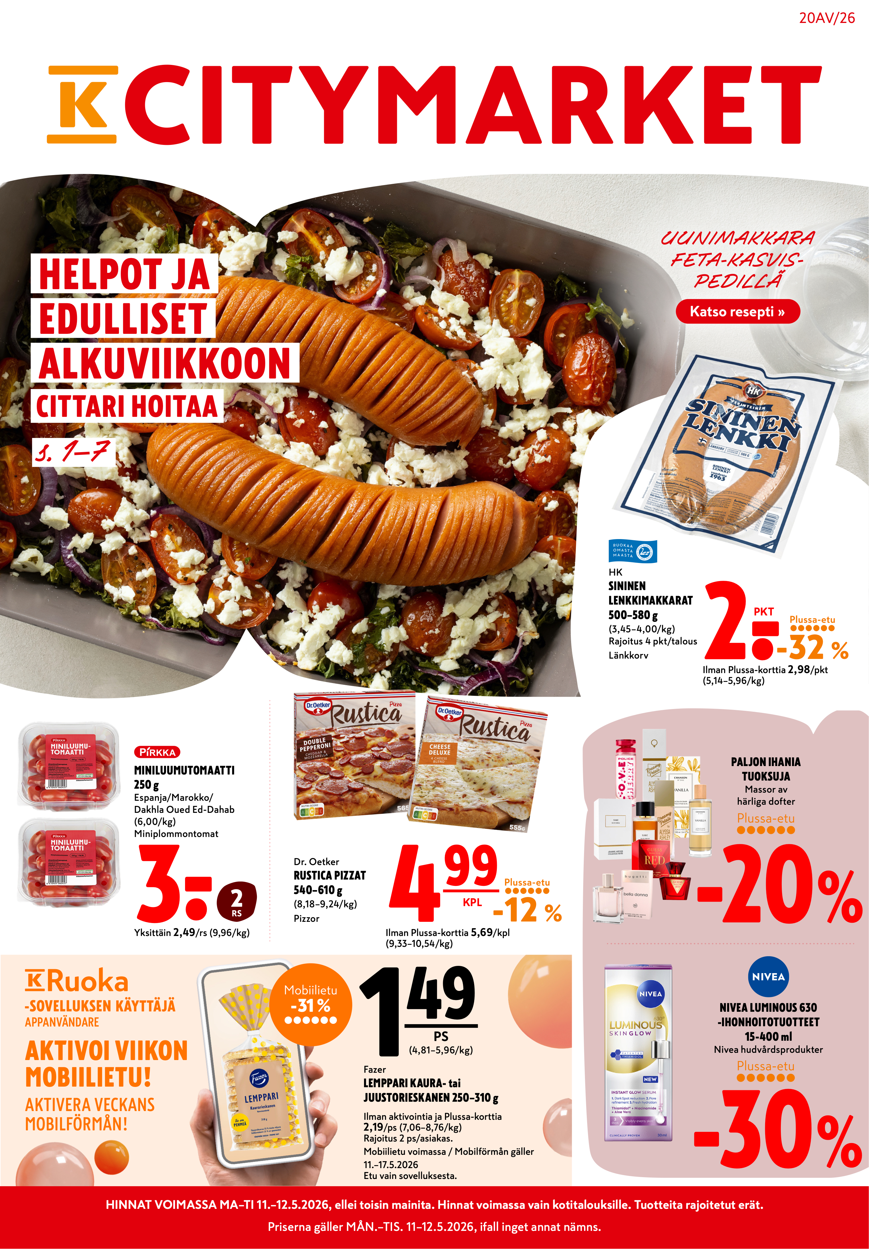 Alkuviikon tarjouslehti vk 20