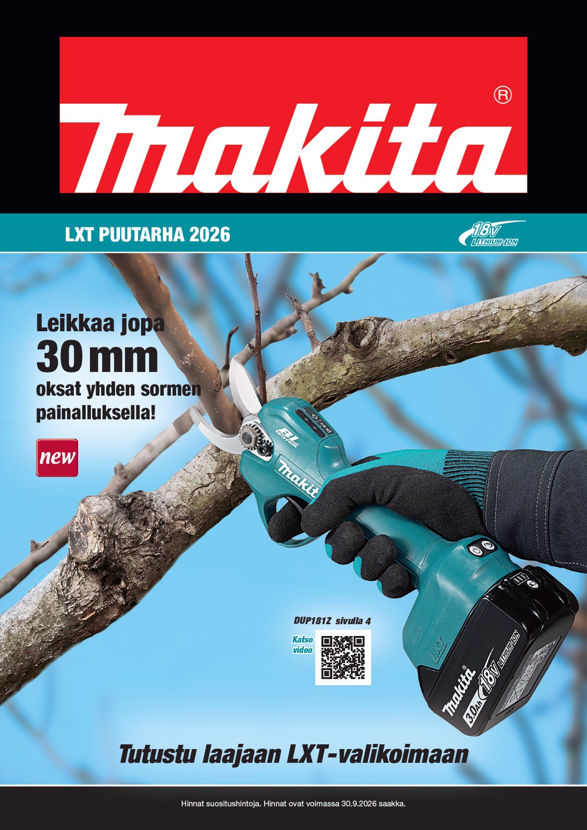 Makita Lxt Puutarhaesite 2026