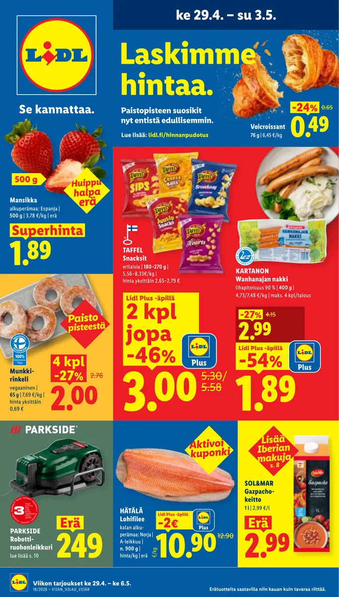 Alueesi Tarjoukset ke 29.4. – ke 6.5.
