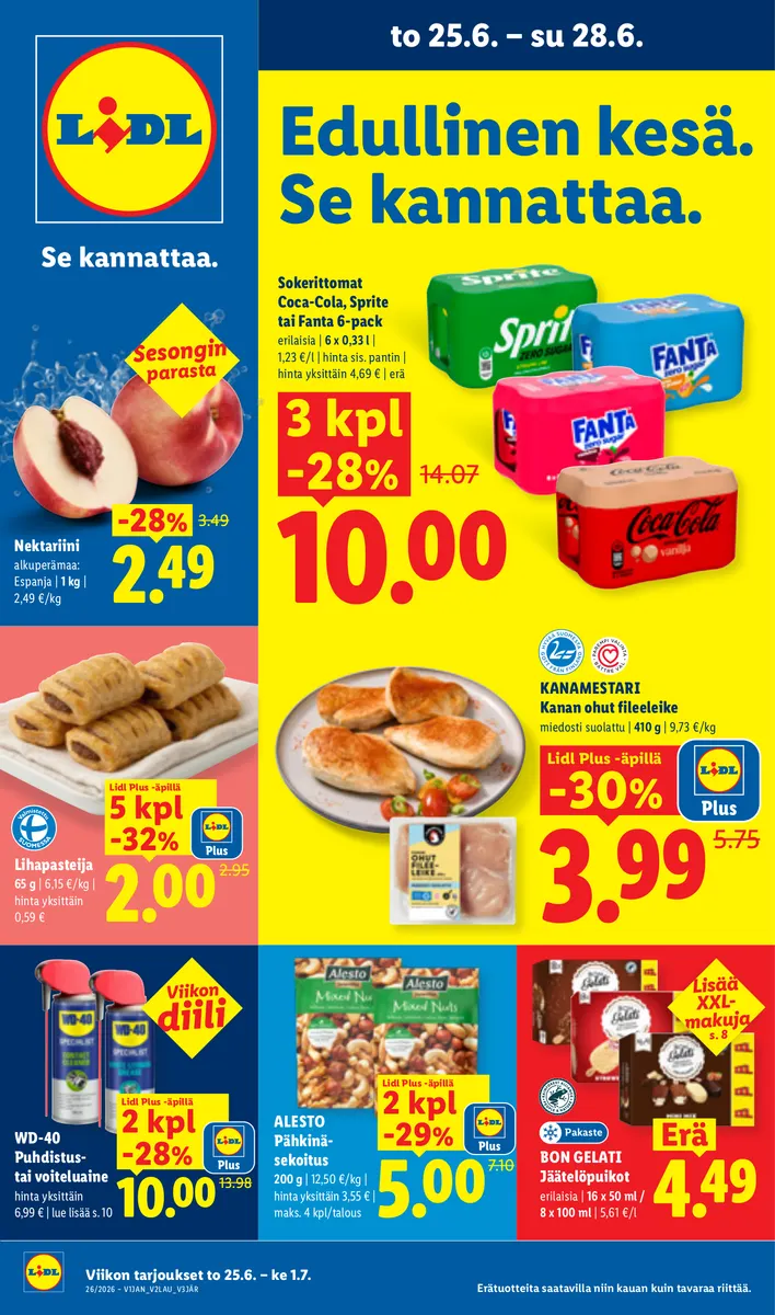 Koko Suomen Tarjoukset to 25.6. – ke 1.7.