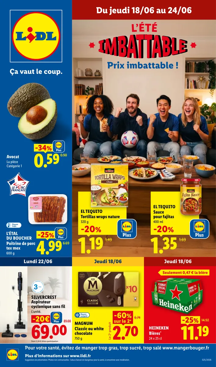 Du 18/06 au 24/06 Les Promos de la Semaine | Lidl France Lidl.fr