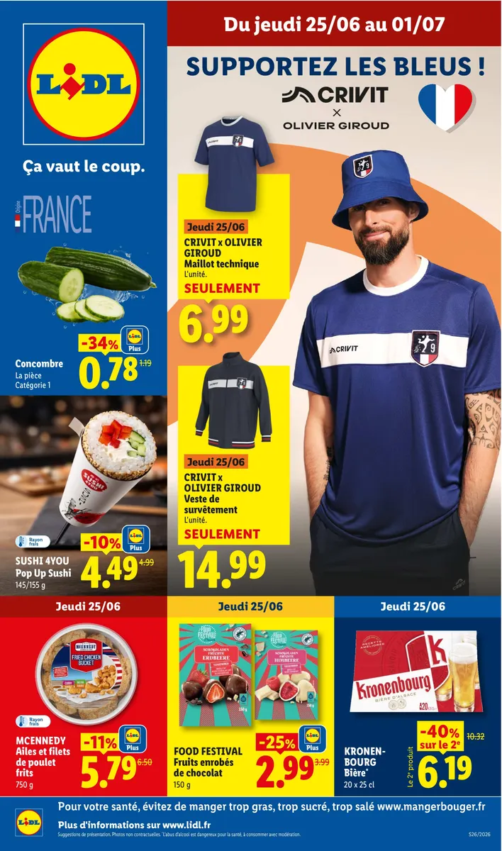 Du 25/06 au 01/07 Les Promos de la Semaine | Lidl France Lidl.fr
