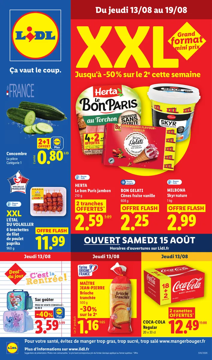 Du 13/08 au 19/08 Les Promos de la Semaine | Lidl France Lidl.fr