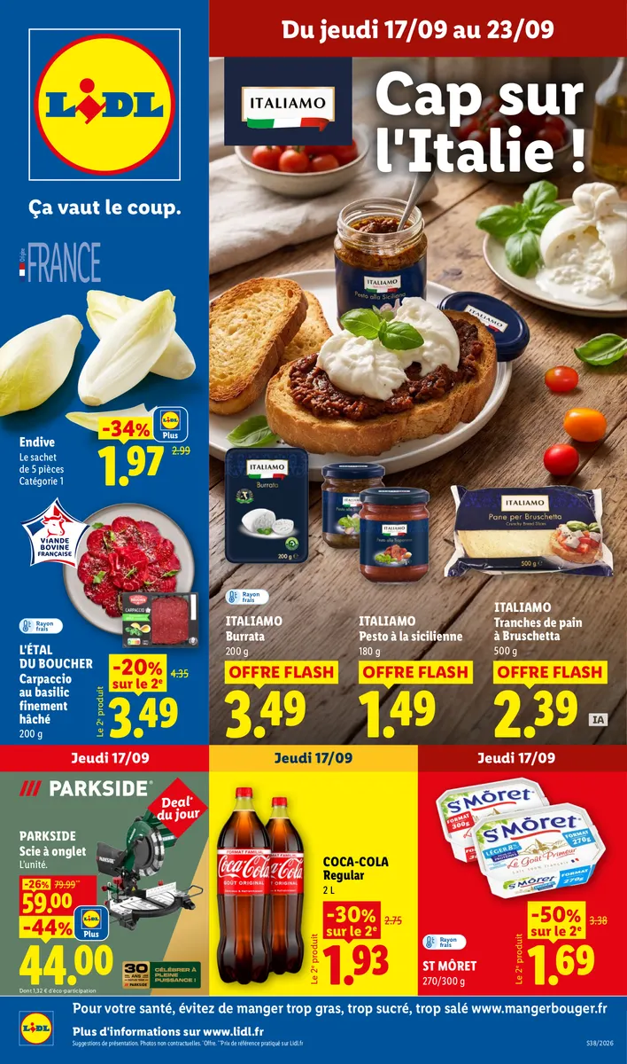Du 17/09 au 23/09 Les Promos de la Semaine | Lidl France Lidl.fr