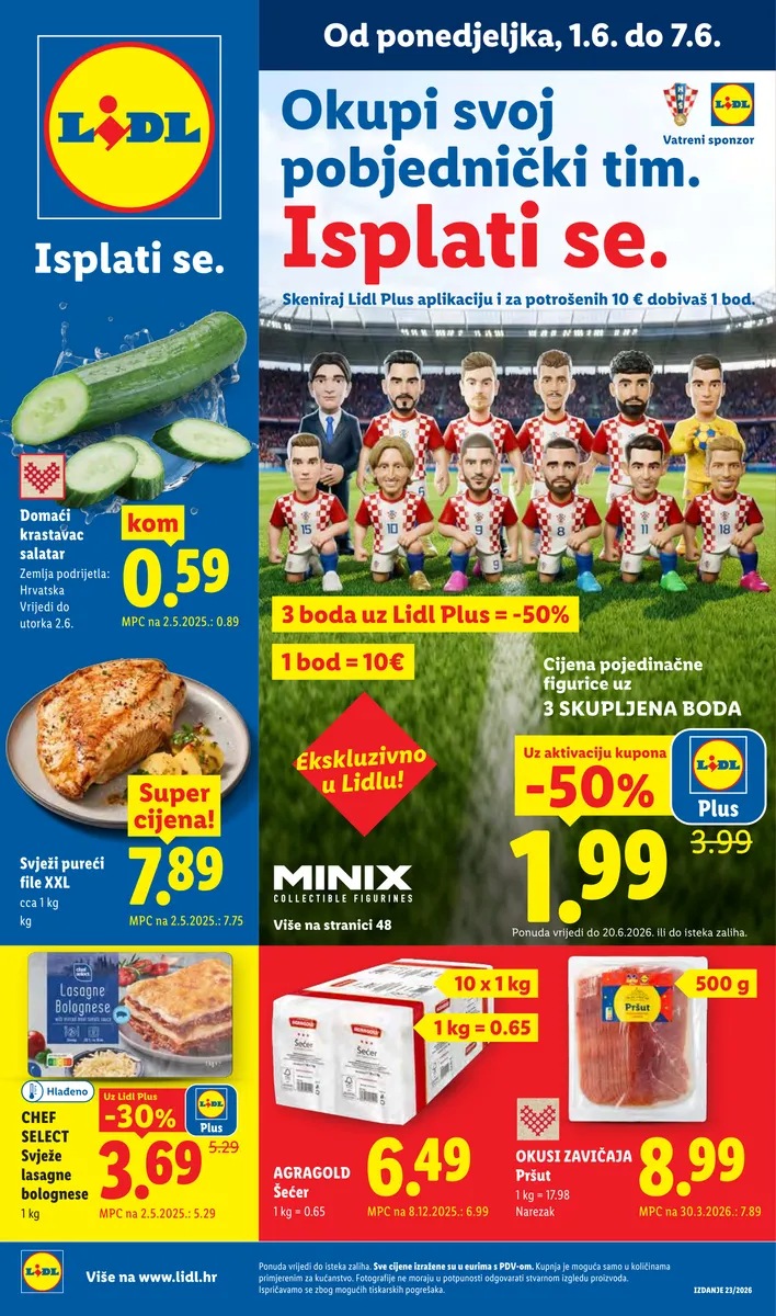 Vrijedi od 1.6. do 7.6. Ponuda od Ponedjeljka 1.6.