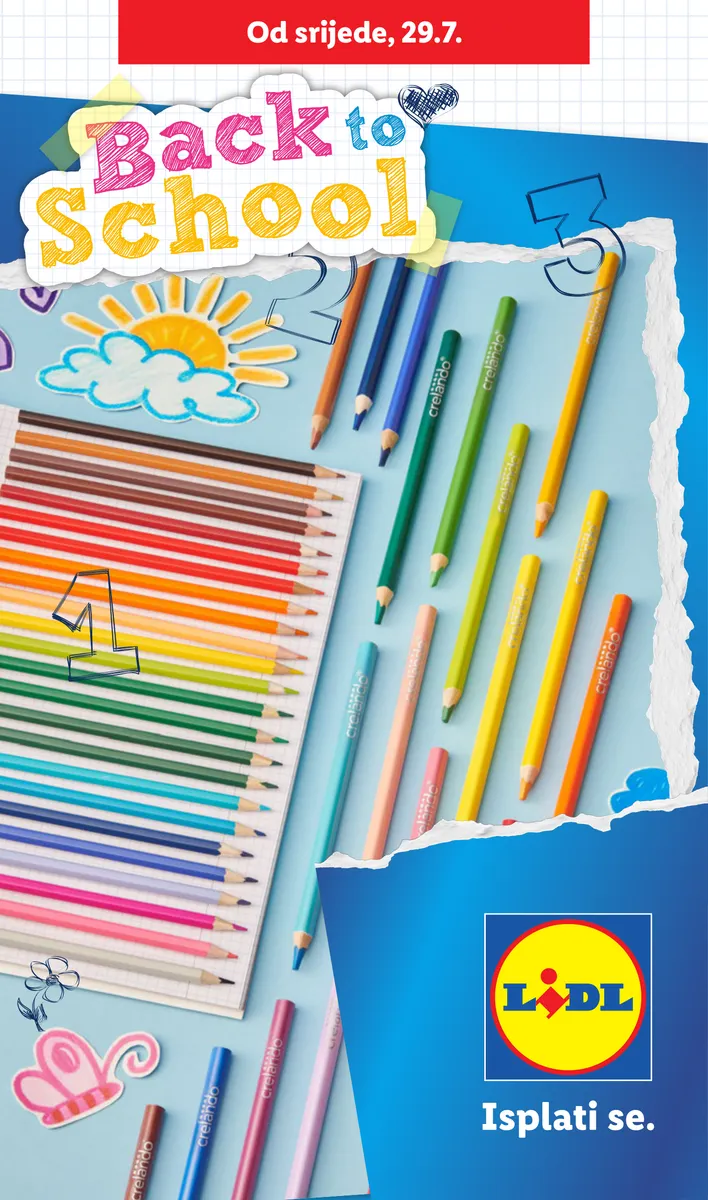Sve za Novu Školsku Godinu Back to School uz Lidlovu Ponudu