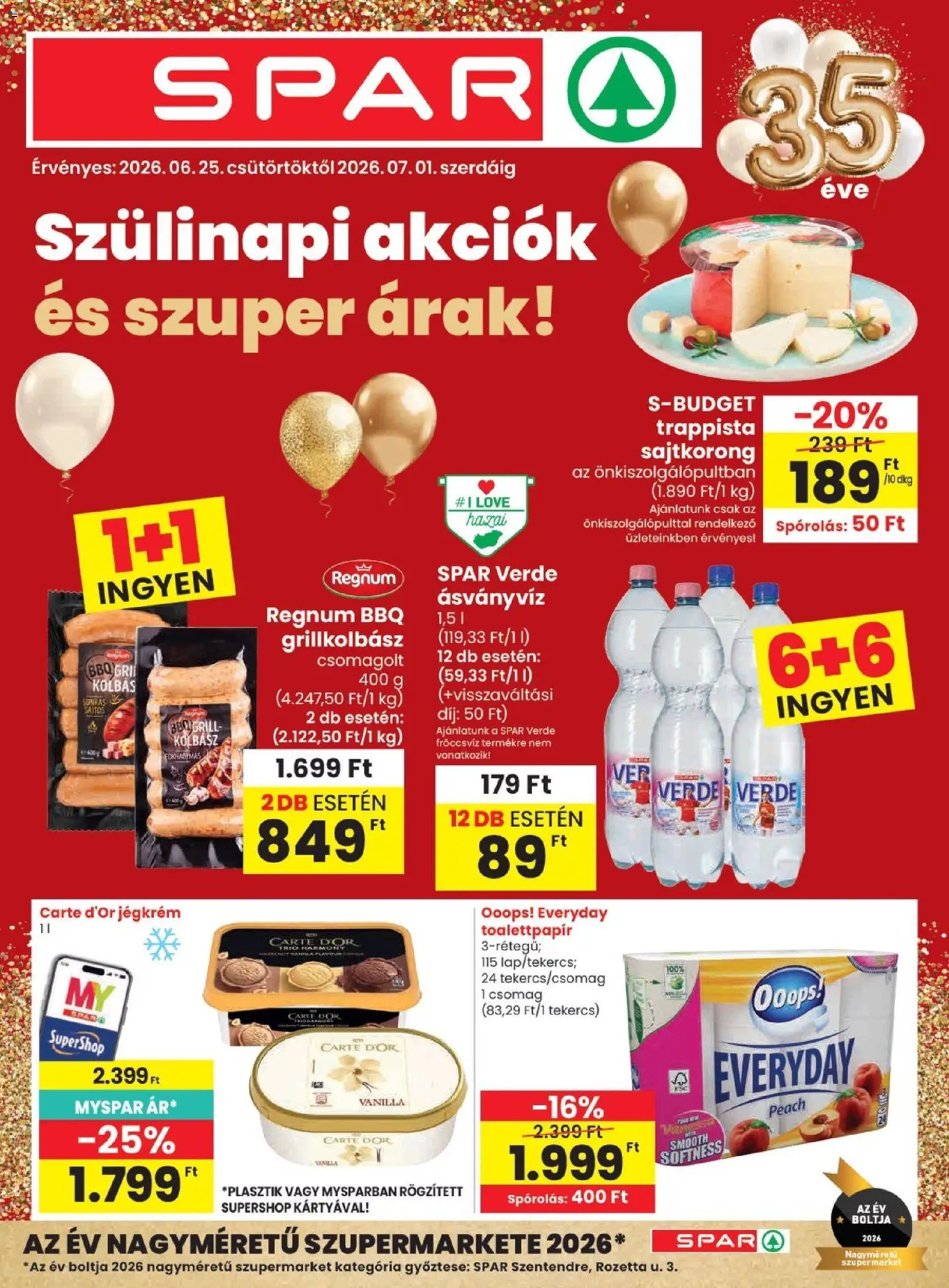 Spar Week 26 27