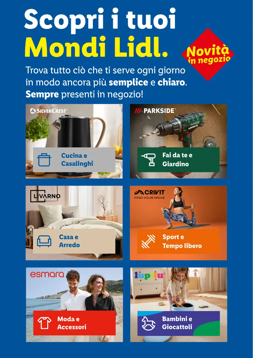 Novità in Negozio Scopri i Tuoi Mondi Lidl | Lidl Italia Lidl.it