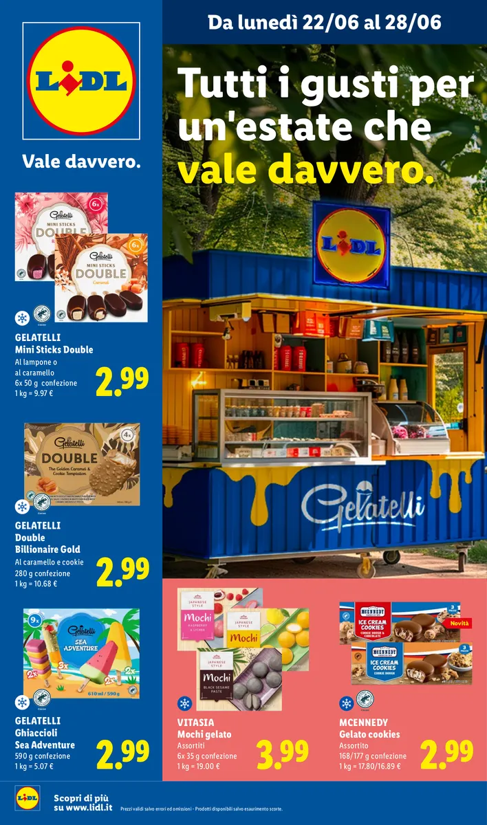 Offerte Valide Dal 22/06 al 28/06 Tutti i Gusti Dell'estate | Lidl Italia Lidl.it