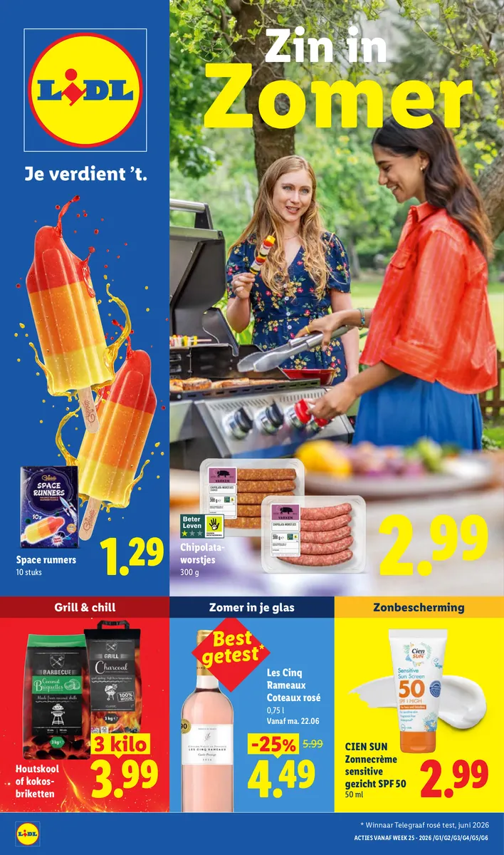 Zin in Zomer Zon, Bbq, Ijs & Rosé