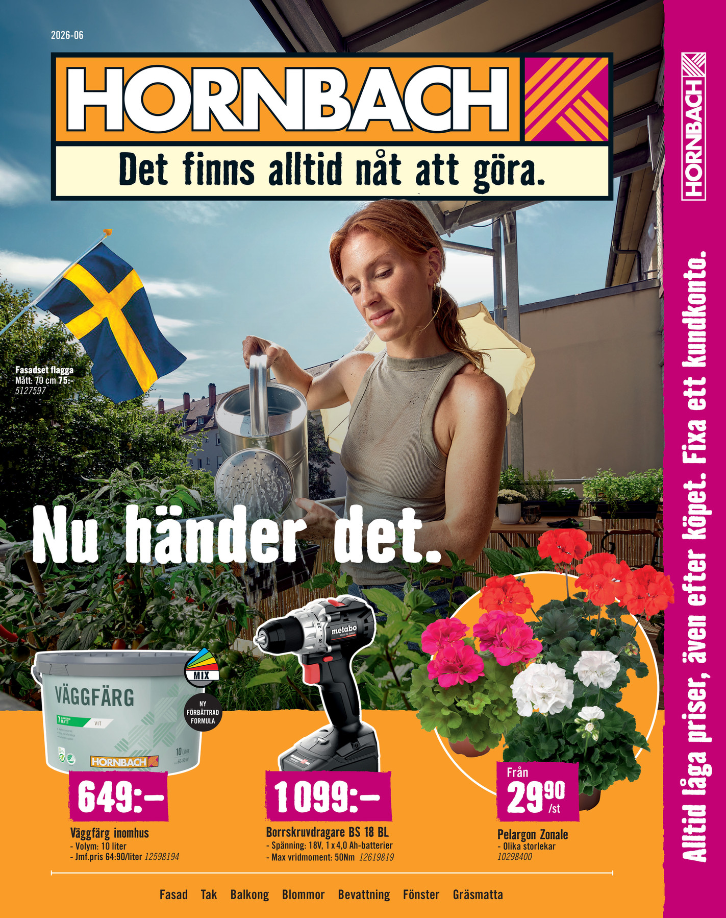 Hornbach kampanjblad