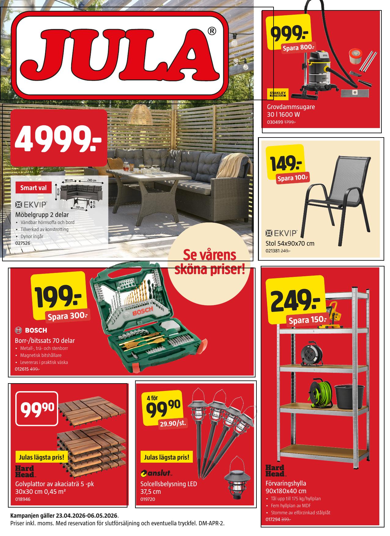 Jula Kampanjblad april