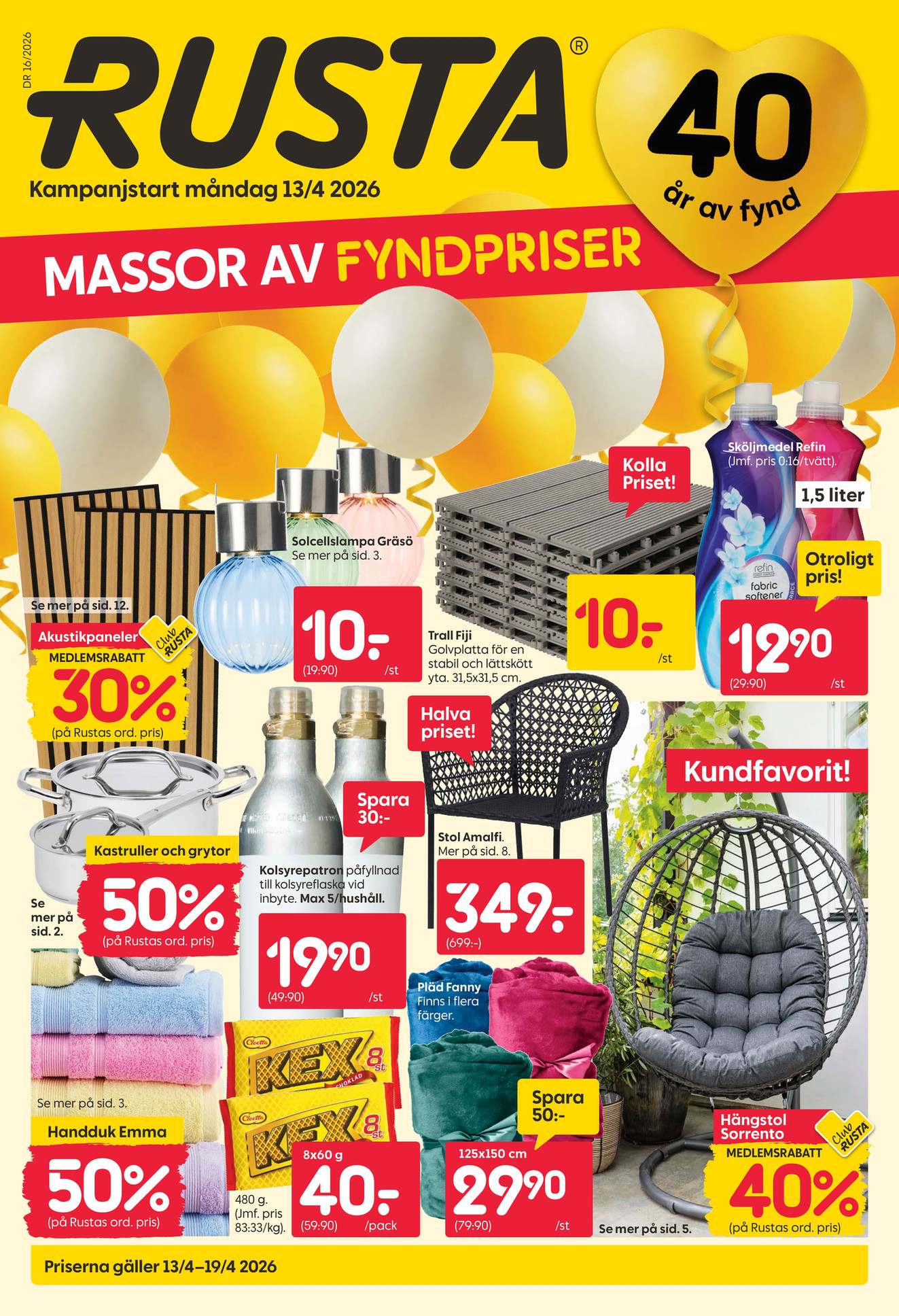 Rusta erbjudanden vecka 26