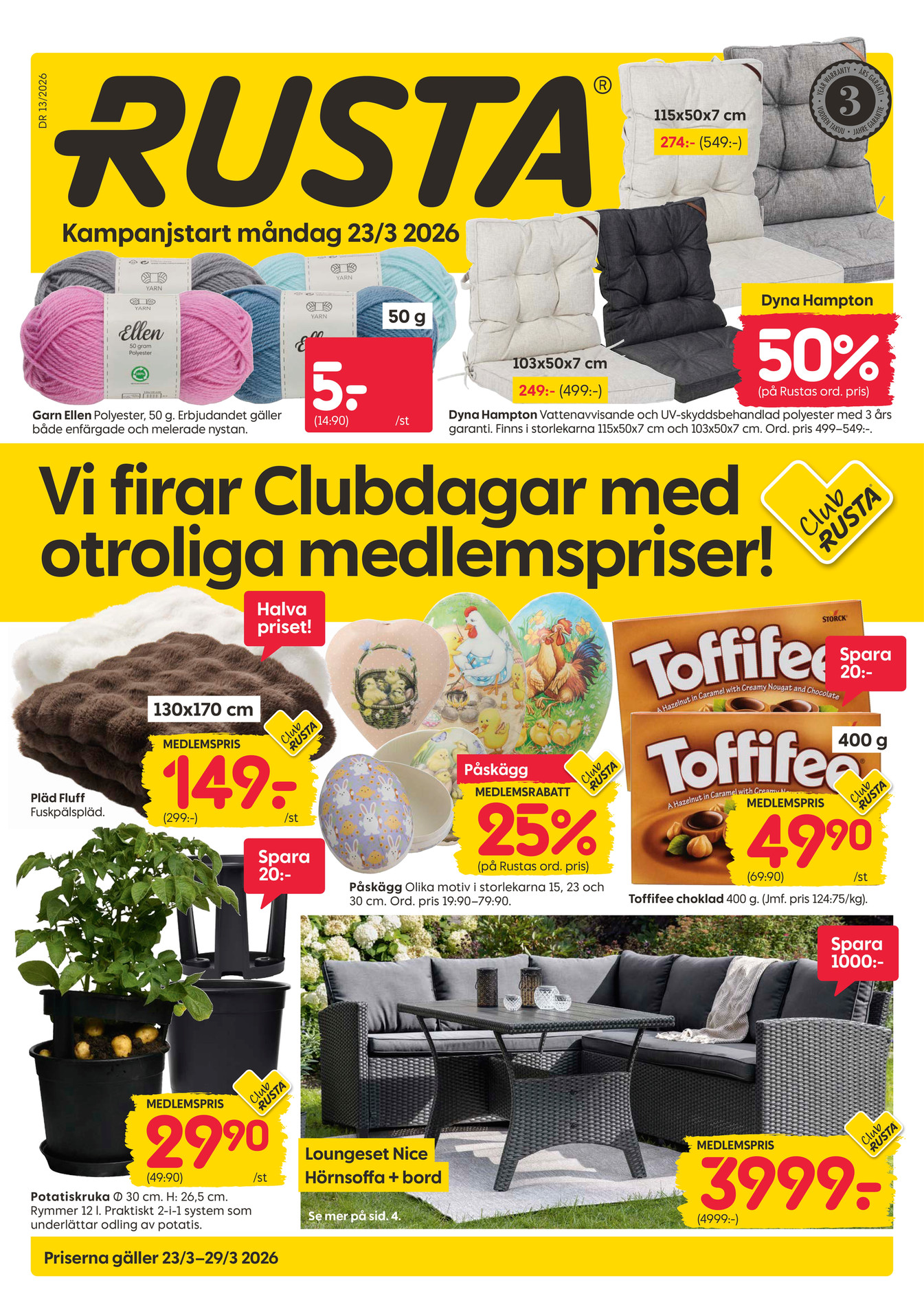 Rusta erbjudanden vecka 26