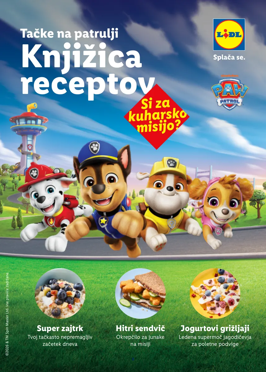 Knjižica Receptov Tačke na Patrulji